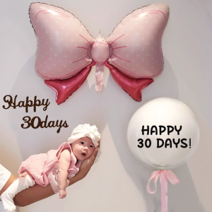 Baby 100 Days Celebration Balloon Decor Photography Props Boy Girl Ceremony Feeling Day Festival Decoration Accessories