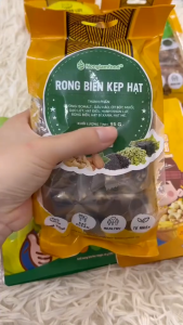 (THUẦN CHAY) Thanh Rong Biển Kẹp Hạt NÔNG LÂM FOOD Giòn Thơm Bùi Béo Tự Nhiên Hạt Dinh Dưỡng Đồ Ăn Vặt Túi 95g
