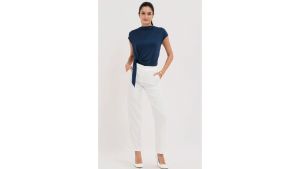 badomoda DIVINE Draped Knit Blouse