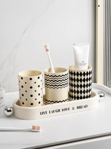 Cốc Đựng Kem Đánh Răng Phong Cách Scandinavia Đơn Giản Cặp Đôi Cốc Đựng Nước Súc Miệng Cốc Đựng Nước Rửa Mặt Cốc Đựng Nước Dùng Sau Khi Ăn