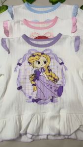 Setelan Piyama Import Renda Motif Princess