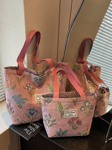 JIFANPAUL | Large Capacity Floral Creative Tote Bag