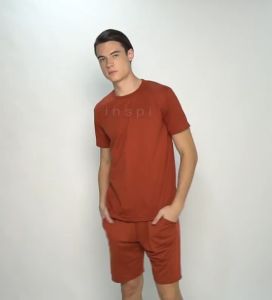 INSPI Basics Cotton Round Neck Shirt Trendy Earth Collection Tshirt for Men Essential Comfortable Top Casual Outfit