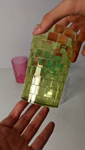 Checkered Plastic Cups - Simple Design for Your Needs