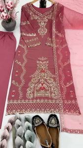 [PRE-ORDER] Ready Made Heavy Faux Georgette Suit (10-15days delivery)