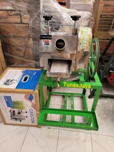 Mesin Usaha Air Tebu Peras Tebu CARLTON +Mesin Elektromotor Siap Pakai