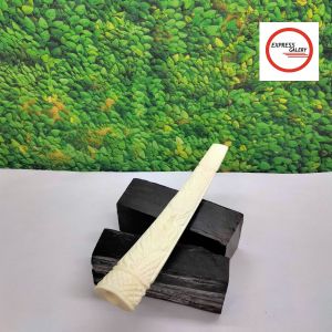 once pipa tulang sapi ukir bunga a254