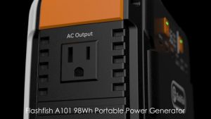 Flashfish A101 Power Station 120W/98Wh Portable Solar Generator The outdoor camping package combination is suitable for outdoor power generation camping electricity