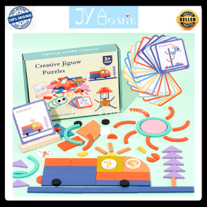 Children Puzzle Early Learning Educational Toy Wooden Education Toys for Kid Montessori Toys Mainan Montessori Mainan Susun Mainan Kanak