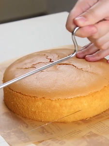 Cake Slicer Cutter Adjustable Stainless Steel Cake Dough Cutter Precision Wire Cutter for Baking