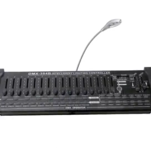 DMX 384B Light Console 384 Channels Intelligent DMX Controller with Gooseneck Light Professional Par Light Controller for DJ Disco Club Stage