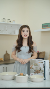 Bộ 3 Nồi Chảo SEKA SKJ6 Nhôm Đúc Nguyên Khối Tay Cầm Tháo Rời Dùng Mọi Loại Bếp - Bảo Hành 2 Năm