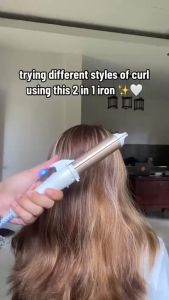 Catok Rambut 2 in 1 Inova Meluruskan dan Keriting Rambut Hair Straightener