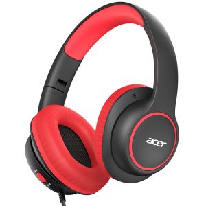 Acer | Acer Kids Wired Headphones for School 85/94dB Safe Volume Limit 3.5mm Jack Foldable Headphones Over Ear for Toddler Boys Girls