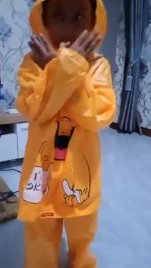 Jas Hujan Anak 5 Tahun Perempuan Setelan Jaket Ziper Celana Panjang Kiddo Laki-laki
