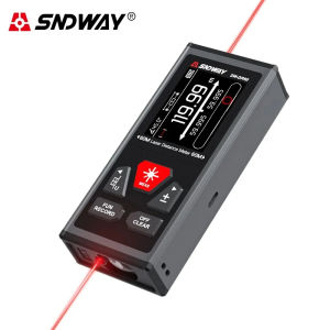SNDWAY 200m 120m Dual Laser Distance Meter Rechargeable Bilateral Laser Rangefinder Digital Tape Measure Angle Measurment Tool