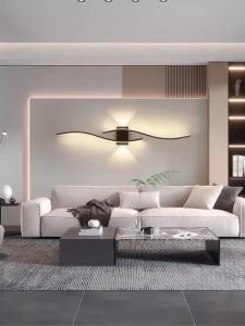 Modern Simple Wall Lamp Aluminum LED Living Room Wall Sconce TV Wall Bedroom Living RoomWall Lamp Home Decoration Lighting