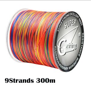 9 Strands PE Braided Fishing Line 328Yards/547Yards Smoother Fishing Line Abrasion Resistant Thin Diameter 15-180LB