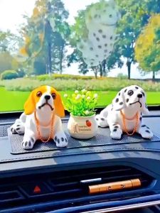 [Giá Sốc] Chó Lắc Lư Trang Trí Taplo Ô Tô Ngộ Nghĩnh Dễ Thương Ngộ Nghĩnh