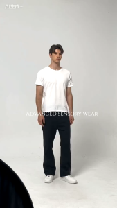 CalceNubes กางเกงยีนส์สีดำกางเกงยีนส์ผู้ชายอเมริกันไมโครฮอร์นสลิมฟิต