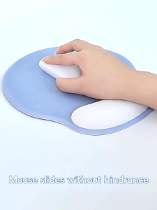 Ergonomic Game Mouse Pad Wrist Rest Support Comfortable Non Slip Soft Silicone Mousepad For Computer Laptop Tablet Office