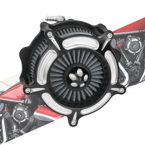 Mactions | Motorcycle Turbine Air Cleaner Intake System Fit For Harley Touring Road Glide Street Glide 2024-Up Softail FXLRS FLHC FXBB 2025