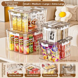 XINGYOU | Transparent Portable Multi-use Storage Box Durable