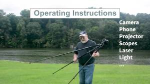 Zomei 187cm/73in Professional Camera Tripod for Canon Nikon 360° Rotation Phone Holder Stand for iPhone Mobile Horizontal Shoot