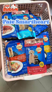Pate cho Chó Smartheart dạng gói 130g thành phần từ Thịt bò thịt gà và Rau củ