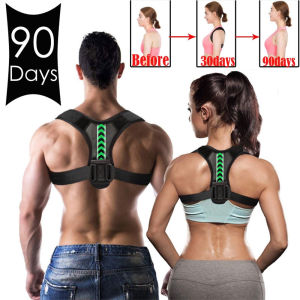 Adjustable Posture Corrector Upper Back Brace Neck Shoulder Brace Back Support Pain Relief Belt Women Men Spine Straightener