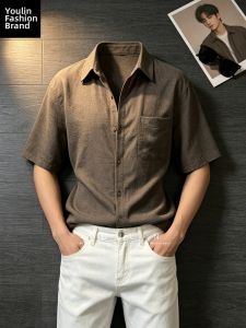 YOULIN | Linen Leisure Shirt for Men Summer Wear