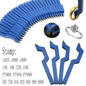 Steel Jewelry Punch Stamp for 14K 18K 22K 24K 925 999 Golds Silver Rings Bracelet Earring Making Tool Professional Marking Mold