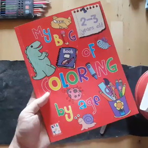 My Big Book of Coloring By Age 2-3 Years old