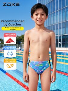 ZOKE | Anti-Chlorine Quick-Dry Competition Training Swim Trunks