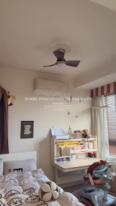 28 inch LED Ceiling Fan Light DC Motor with Remote Control Vintage Style