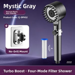 YEMO | Enhanced Pressure Shower Head With Massage and Filtration