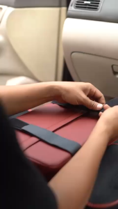 DRACCO Arm rest sandaran siku tempat botol kompartemen mobil serbaguna premium