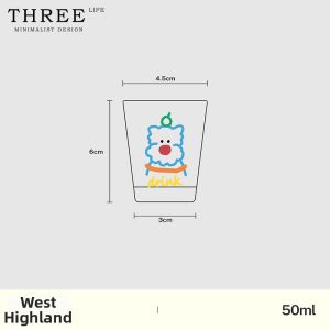 THREE LIFE | Quick Drink Shot Glass
