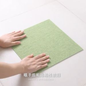 30x30cm carpet sticker Waterproof self-adhesive floor mat DIY Japanese patchwork carpet living room Family bedroom baby crawling play mat childrens non-slip mat Office carpet floor decoration
