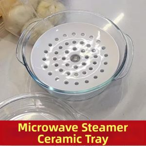 Oral-B | Microwave Steamer Heat Resistant Container Multi-hole Steam Dish