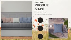 Sarung Bantal Kursi Embos Resleting Aesthetic 40 x 40 cm Sarung LP
