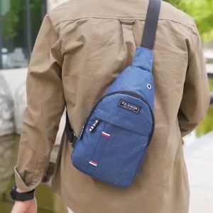 Beg Sandang Dada Lelaki Multifungsi Murah | Sling Bag Crossbody Fashion Kasual | Beg Bahu Lelaki Travel Dompet Silang Viral