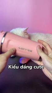 Bình Giữ Nhiệt 510ml Coffee Ly Giữ Nhiệt Nắp Gập 180 Chất Liệu Inox 304 Giữ Nhiệt Nóng Lạnh Kiểu Dáng Hàn Quốc