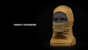 Oiking Tactical Mouth Guard Knight Headgear Breathable Soft Pad Mesh for Outdoor Wargame Hunting Protection Accessories