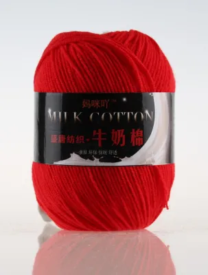 1Pc 50g Milk Cotton Yarn Crochet Milk Fiber Soft Warm hand knitting Yarn DIY Sweater Hand Knit Scarf