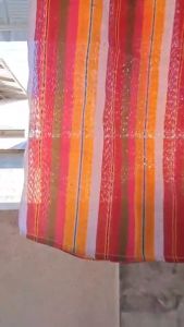 ผ้าขาวม้าฝ้าย เนื้อนิ่ม เย็บริม ลายสก๊อตสีสดใส ขนาด 90x150 CM. ผ้าทอมือ