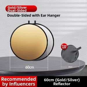 Portrait Face Lighting Bi-color Folding Reflector 60cm