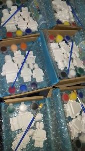 DIY Painting Kit - Budget kit (kraftbox with bubble wrap)