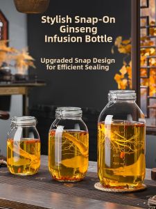 CRISTALGLASS | Sealed High-end Liquor Glass Bottle 5L