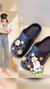 Bộ Trang Trí Giày DIY Hình Hoa Cúc Trắng Hoa Hướng Dương Phong Cách Vườn Hoa Chất Liệu ABS Cao Cấp Kiểu Dáng Thiết Kế Quà Tặng Cho Bé Gái